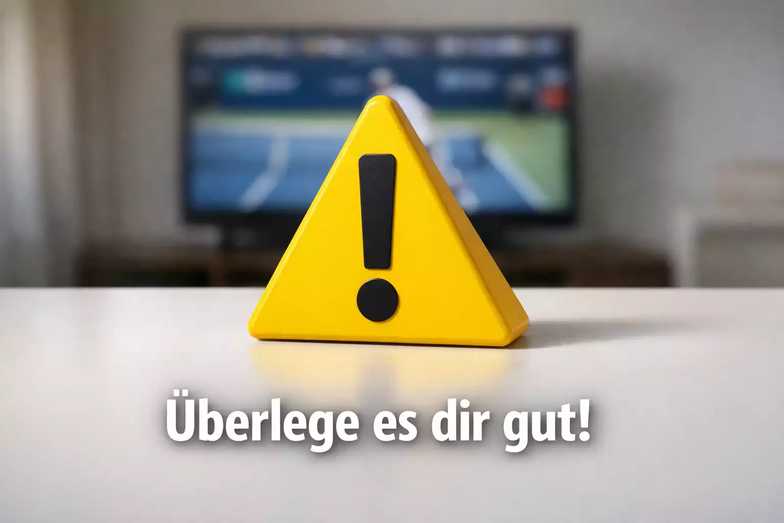 Warnschild symbolisiert typische Fehler die vermieden werden sollten